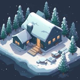 En stuga ifrån Branäs